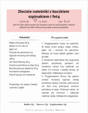 Dieta To Nie Kara –Osiągnij Wymarzoną Sylwetkę Bez Wyrzeczeń i frustracji! + Mini e-book o obliczaniu zapotrzebowania kalorycznego!